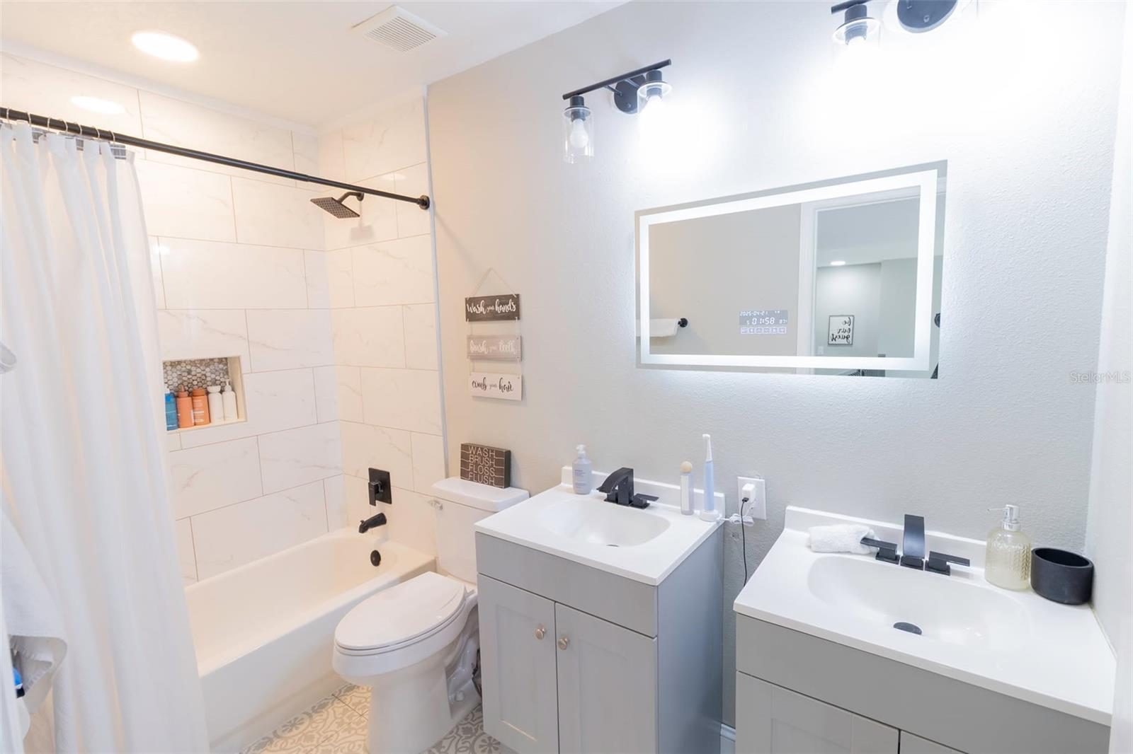 Second Bathroom Located on the Second Floor