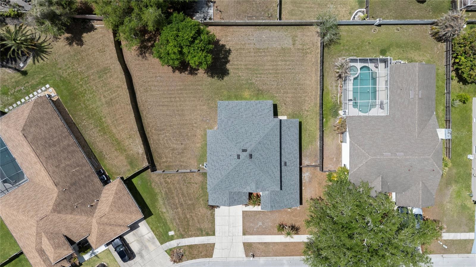 Lot is perfect for the ultimate backyard paradise