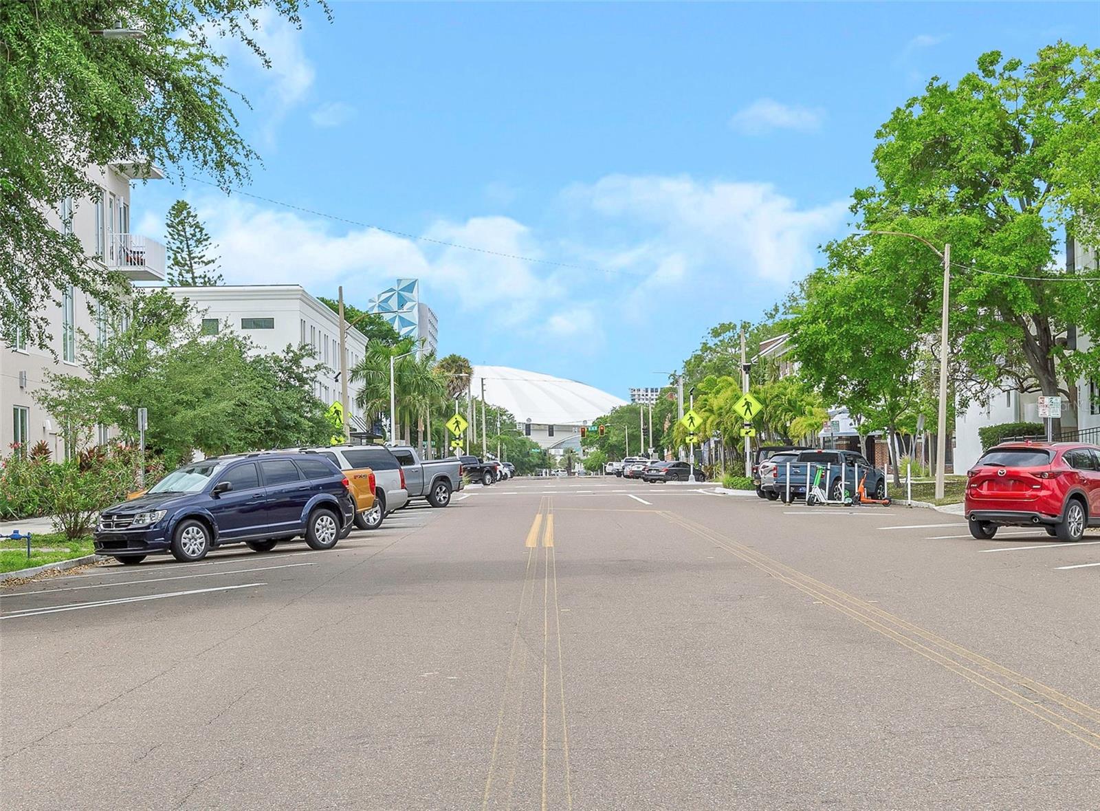 Close to the stadium