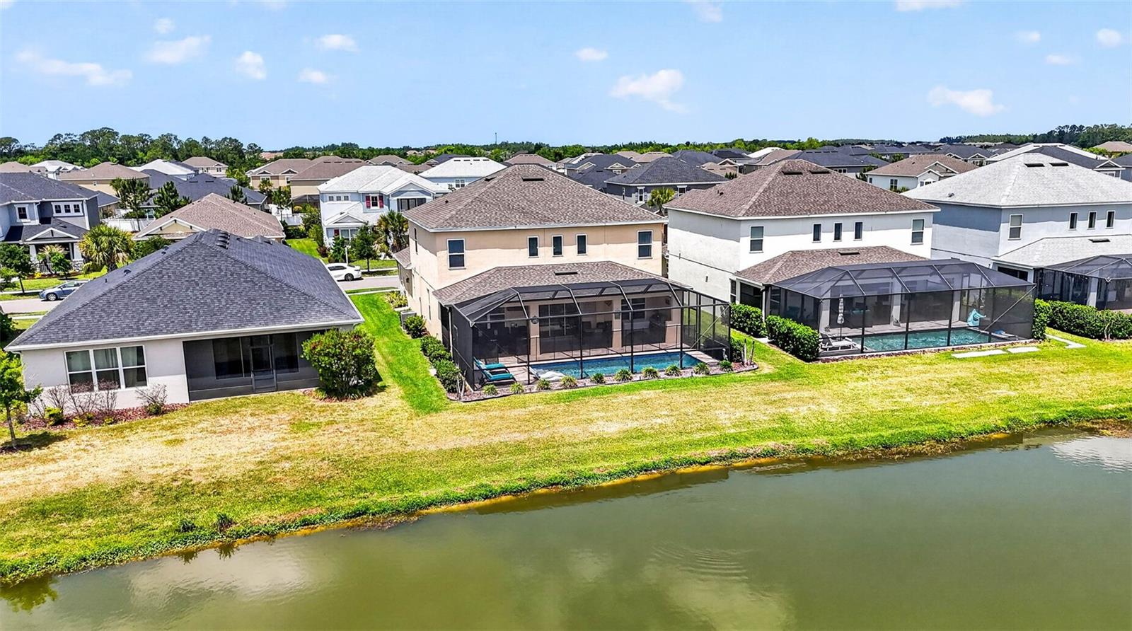 Pond view.