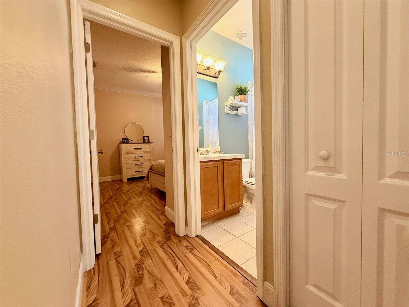 Linen Closet in Guest Hallway