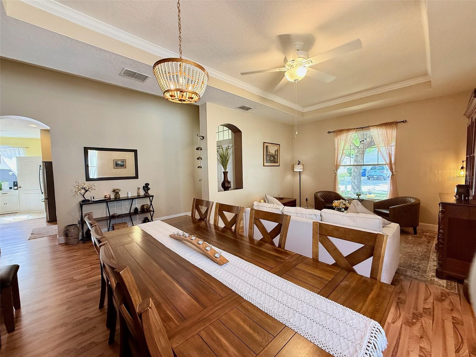 Easily converts to office with one wall added.