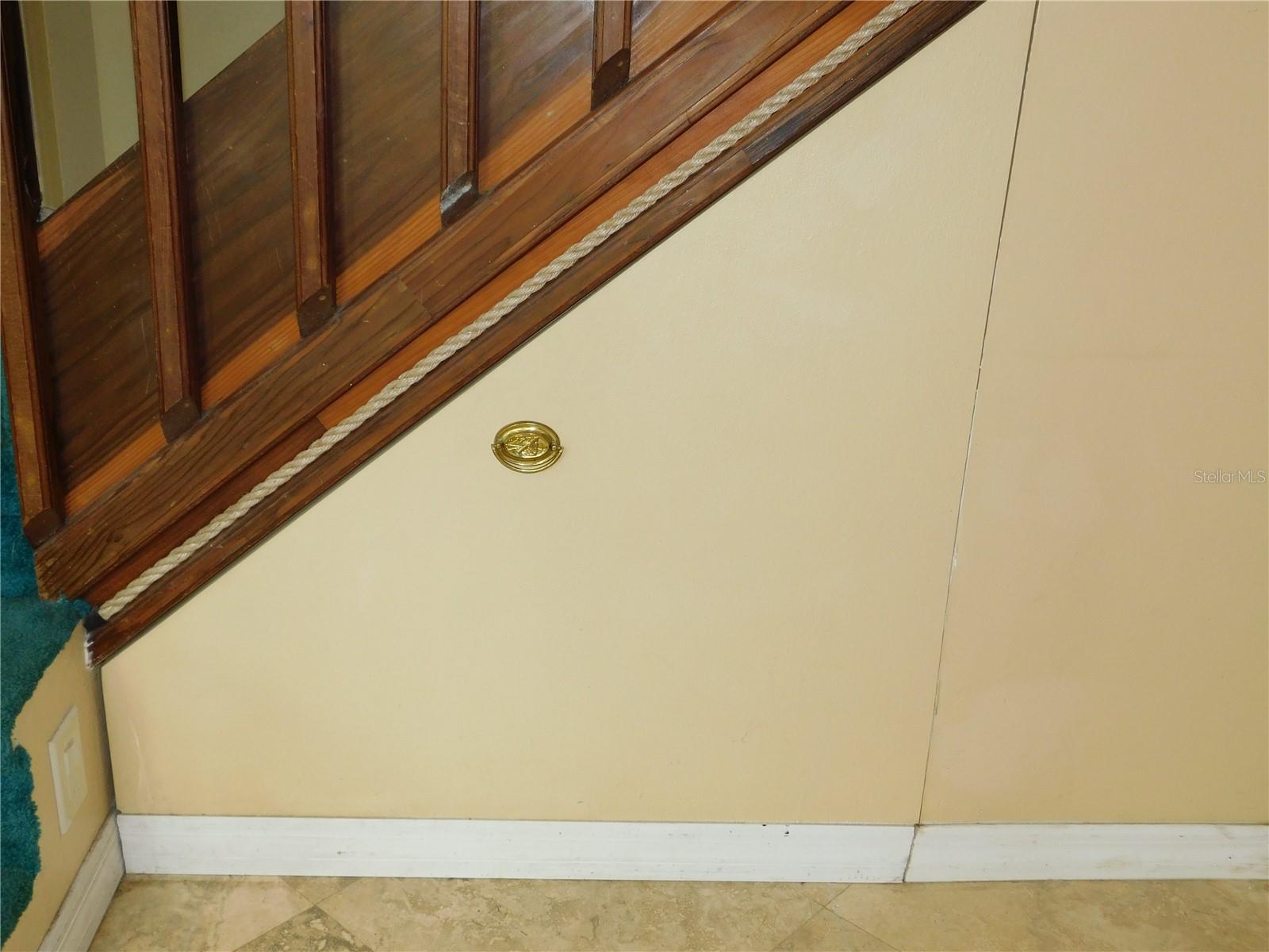 Under the stairs storage