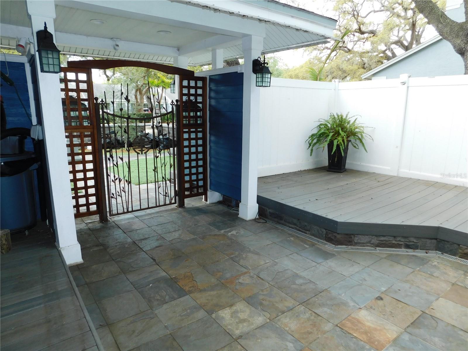 Gorgeous wrought iron gates