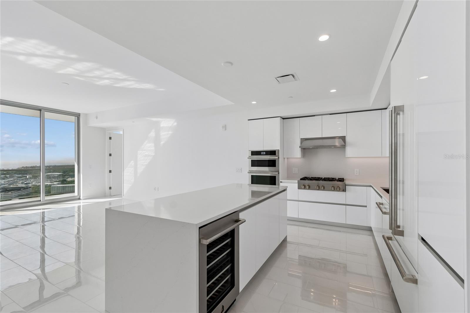 Built in undercounter Jenn-Air wine cooler