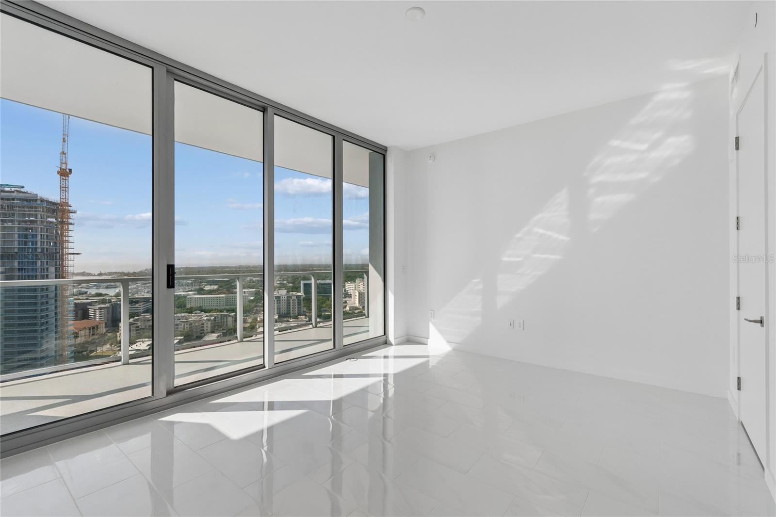 All sliders are prewired for electric blinds