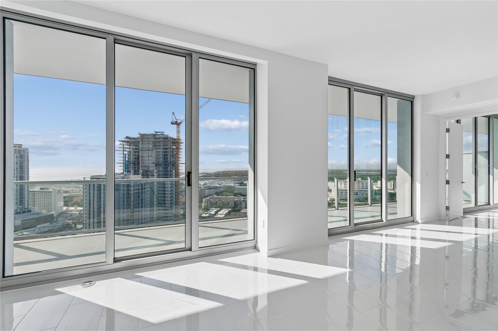 Glass balcony enclosures to keep the open view