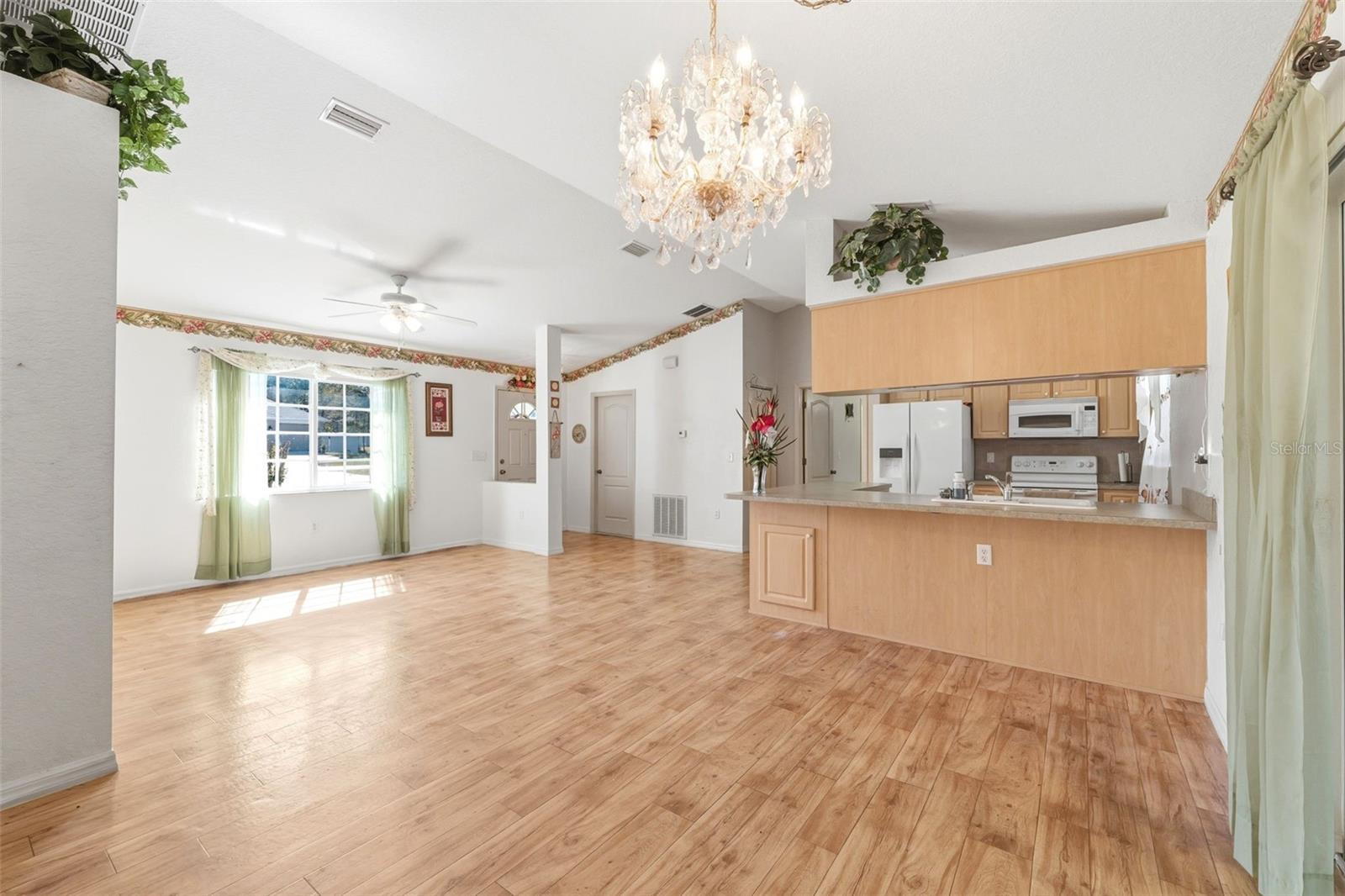 Dining/Kitchen/Living