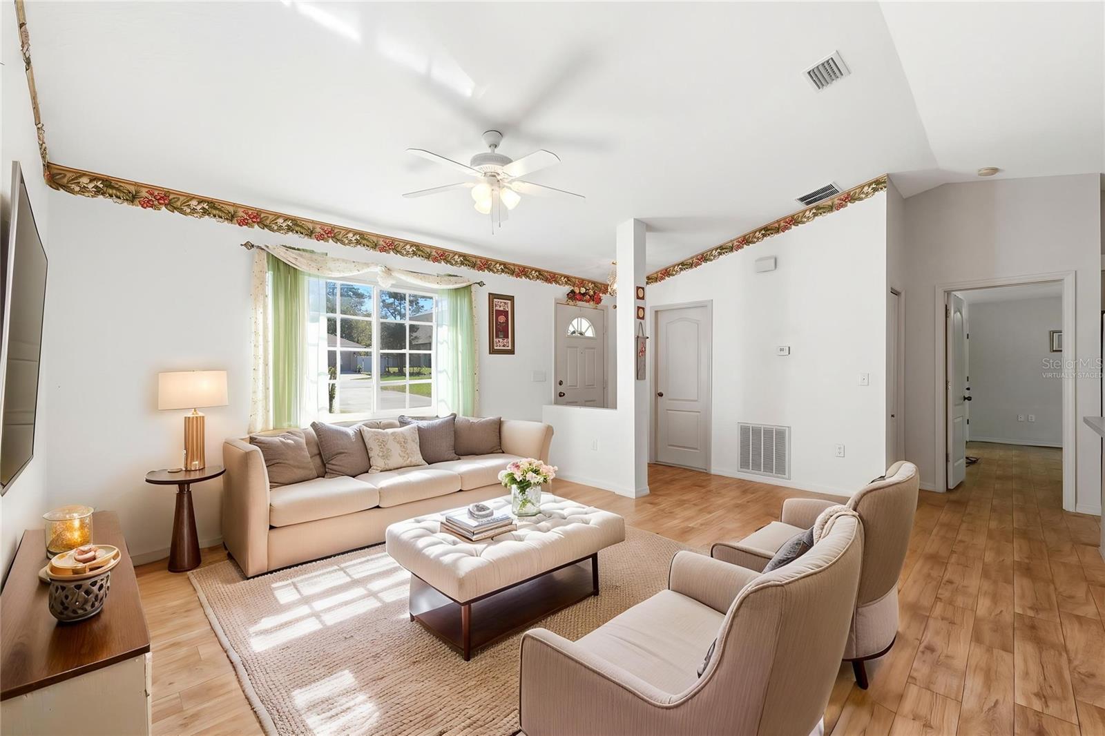 Living (Virtually Staged)