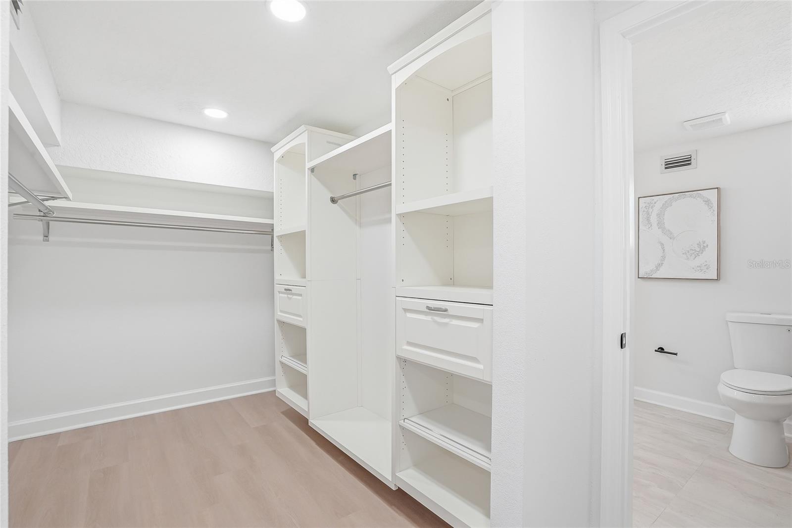 Built-In Walk In Closet