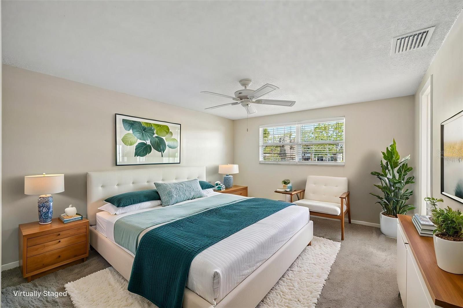 Primary Suite - Virtually Staged