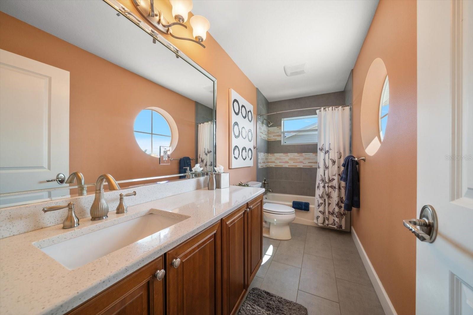 Ensuite bathroom in guest bedroom