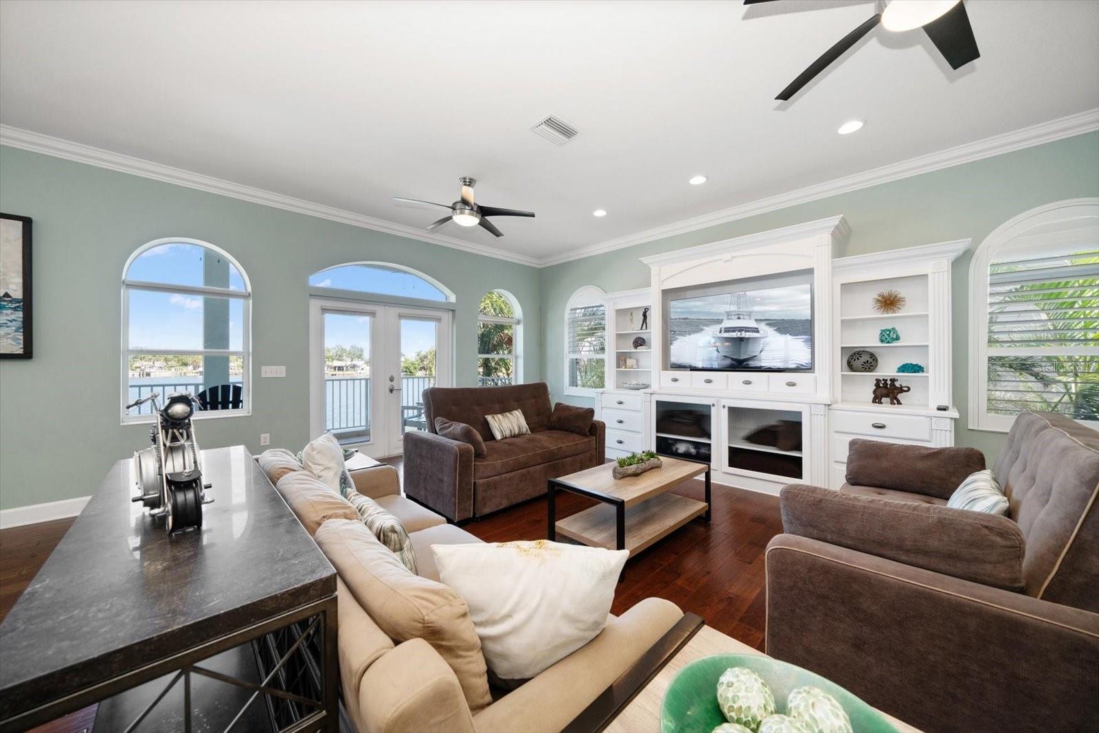 Exquisite furnishings are included