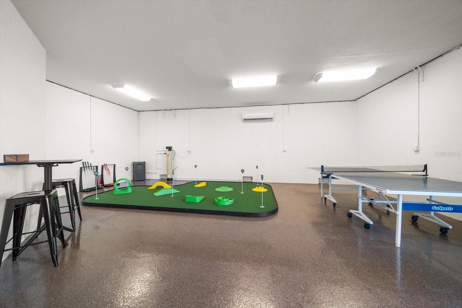 Bonus area with split HVAC system