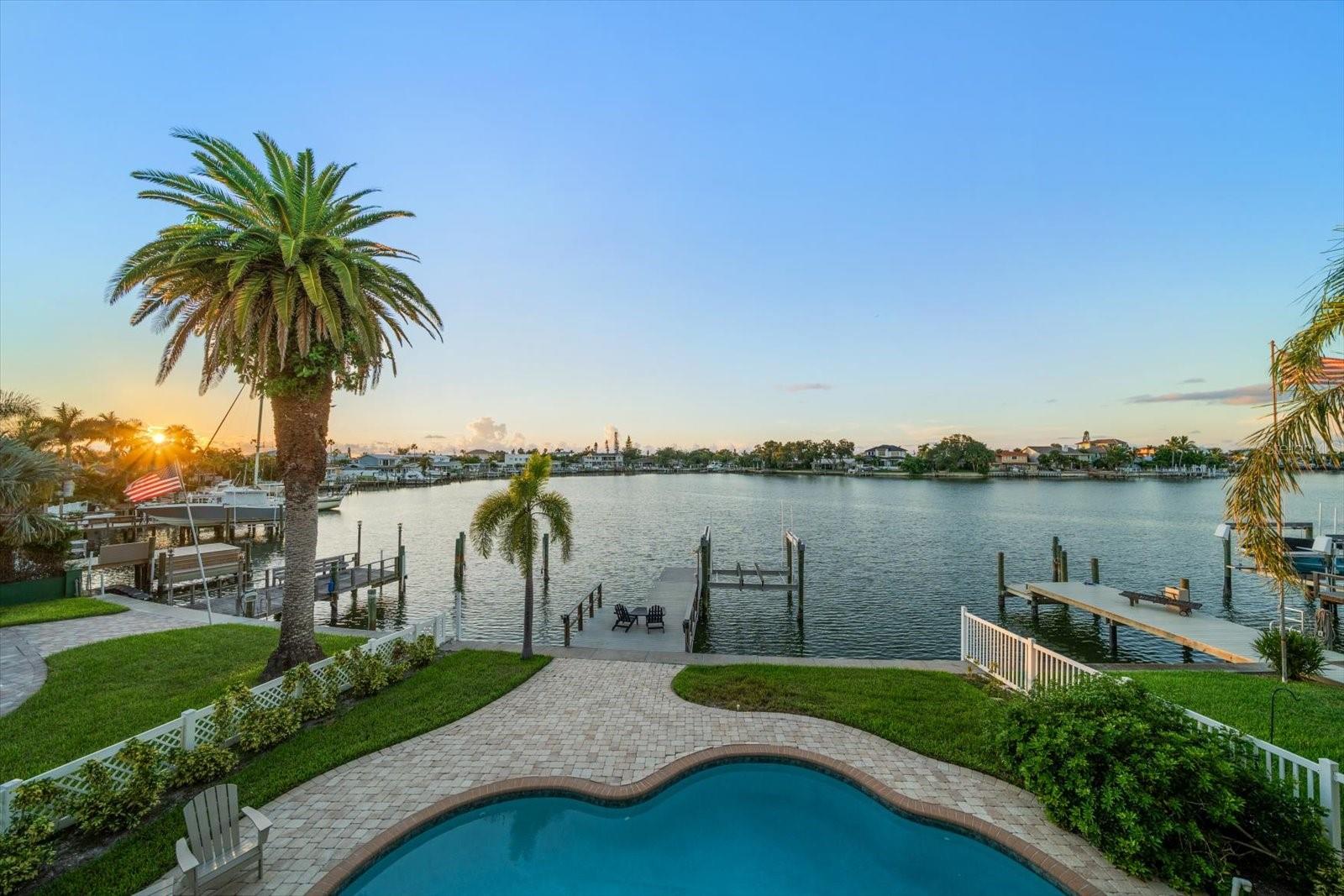 Wide open views of the harborage.