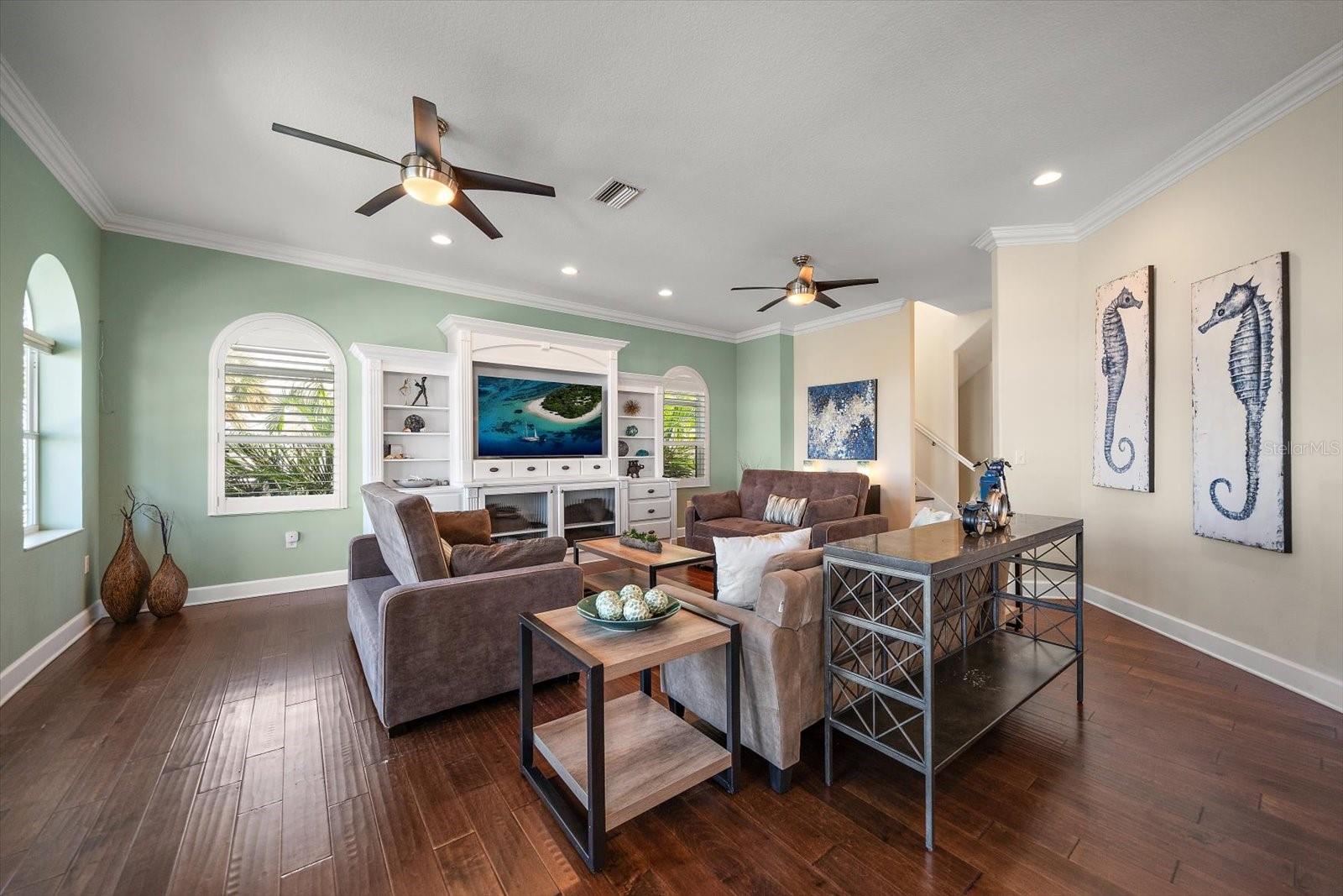 Inviting great room perfect for lounging or entertaining.