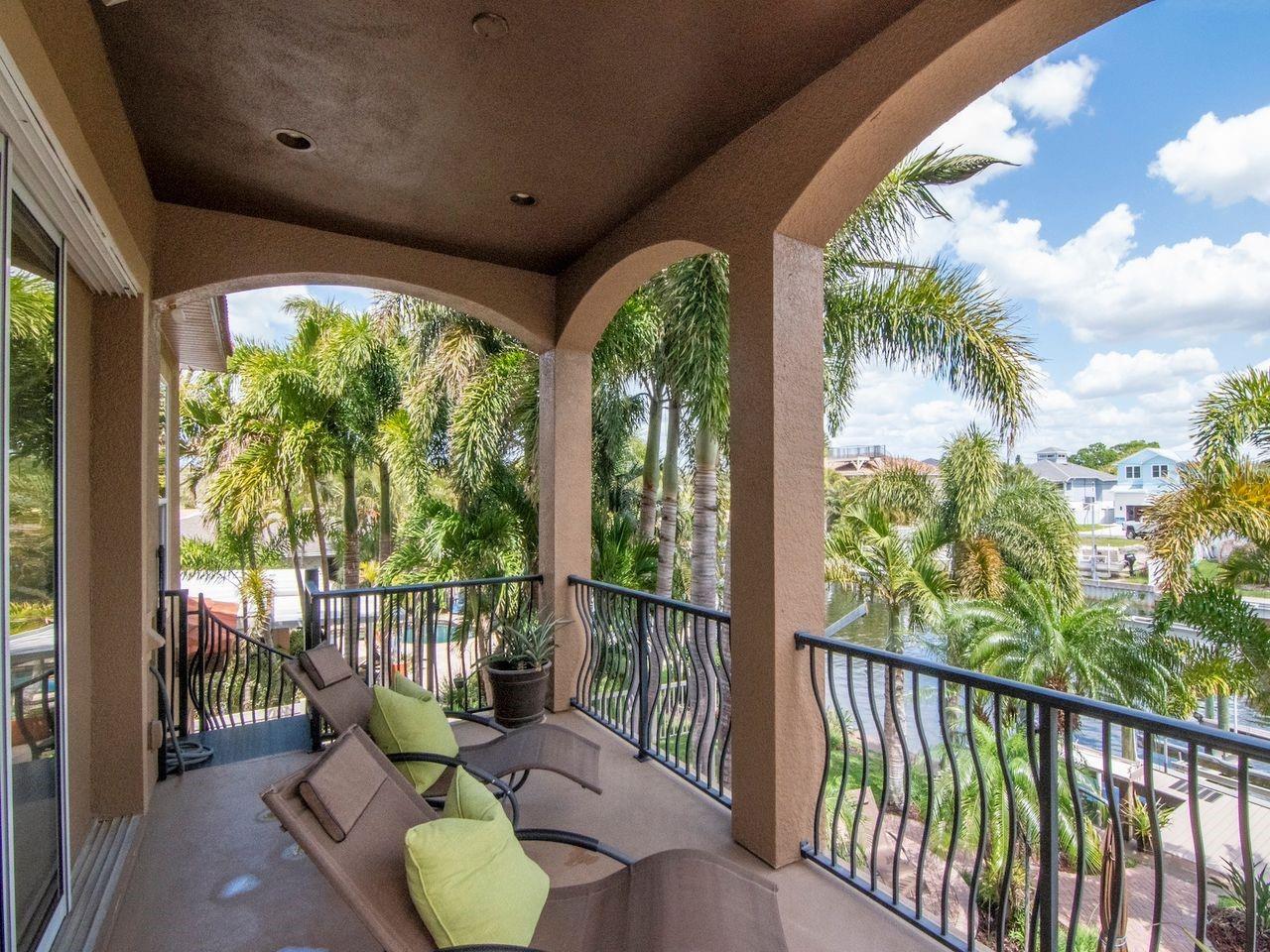 Balcony off living room