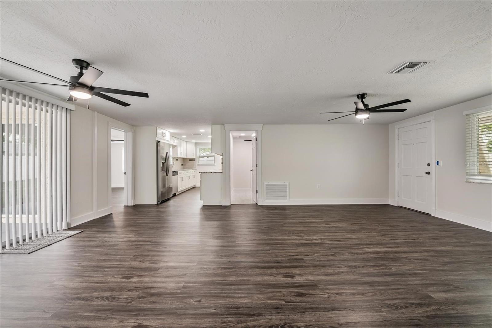 Living and Dining room.