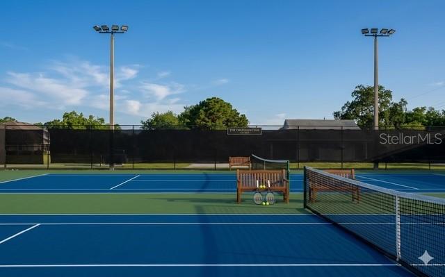 Pickle ball courts (you can play inside also)