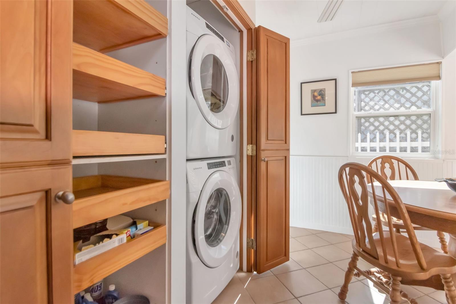 Laundry closet