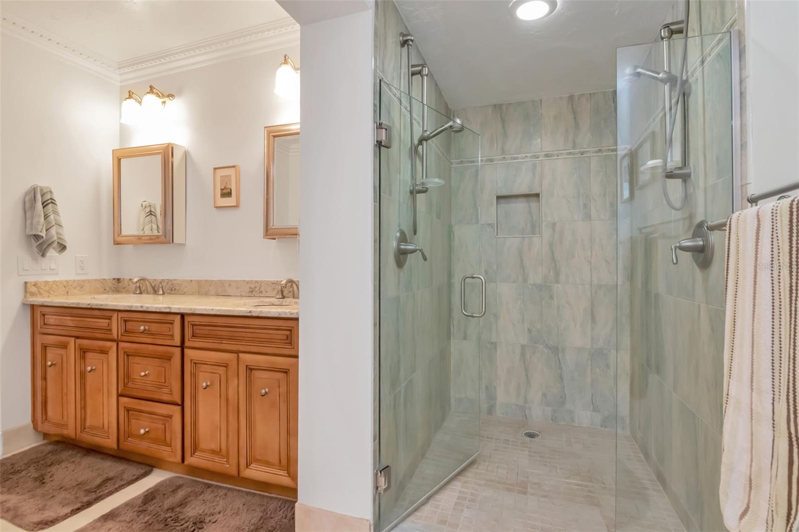 Primary shower