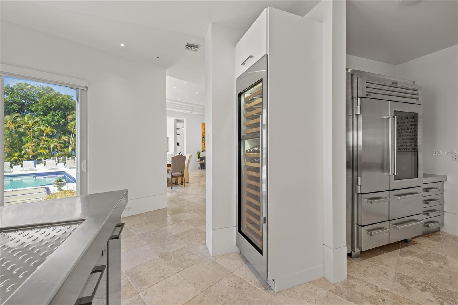 Great flow from Kitchen to Formal Living areas for entertaining (Wine anyone?)