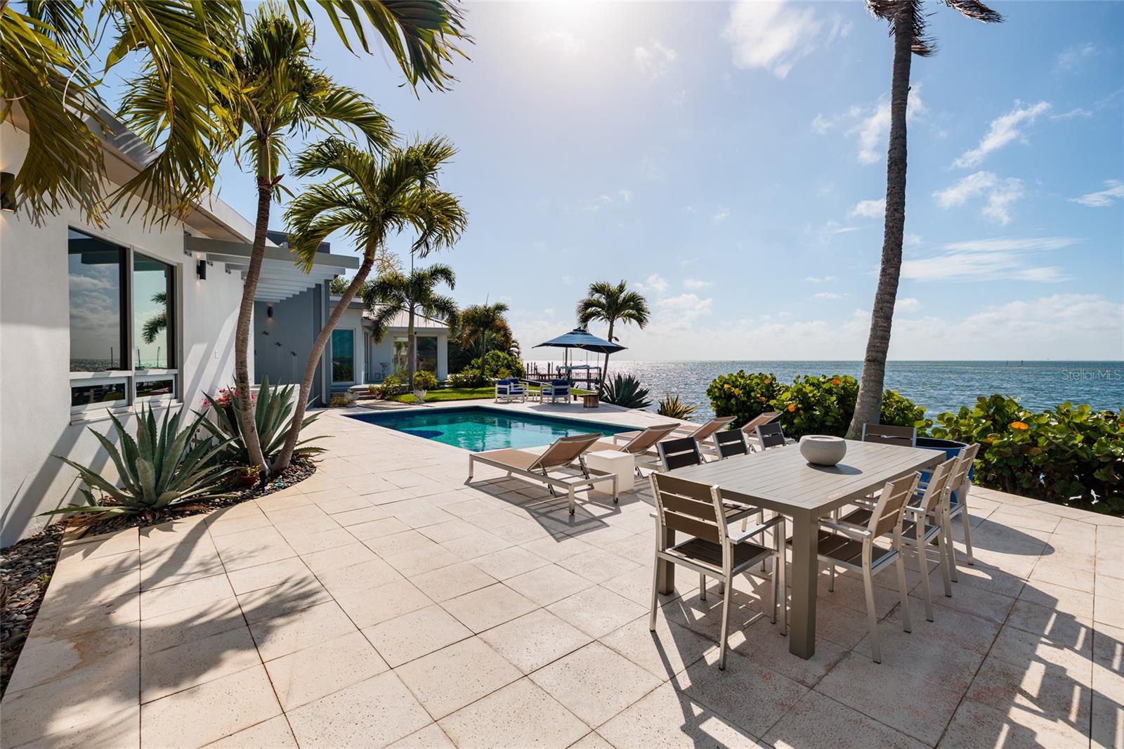Open Water views of Tampa Bay and dolphin watching!