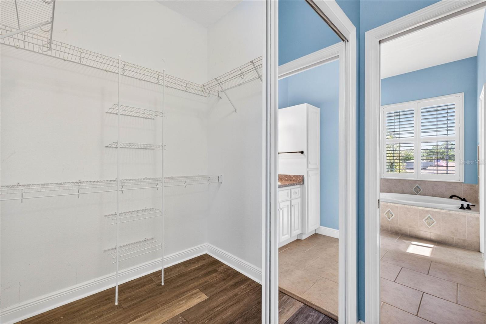 Primary bedroom closet 2