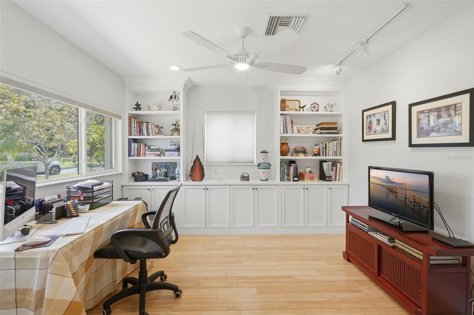 Bedroom 1, used as an office/den