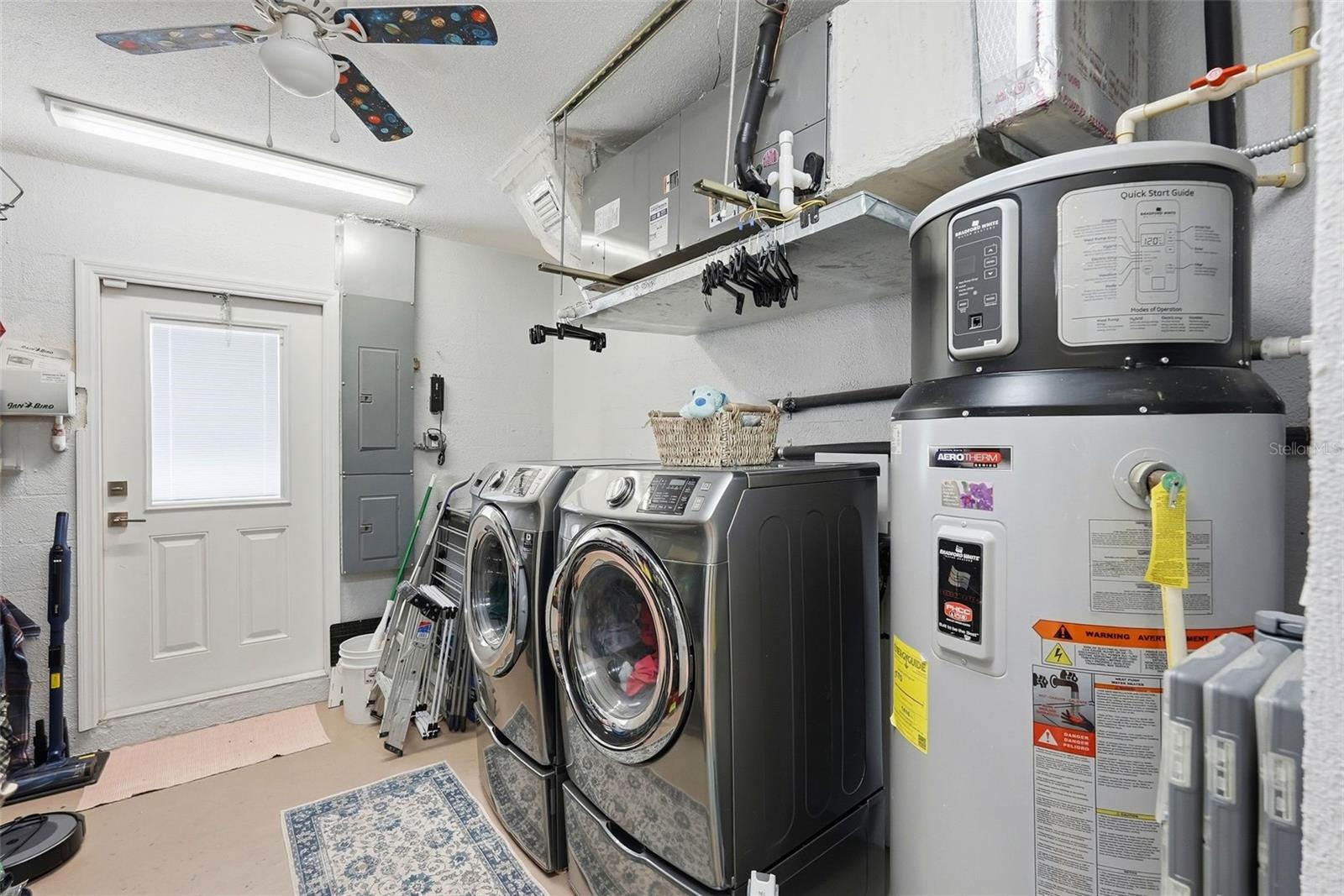 after bedroom 1, indoor laundry room