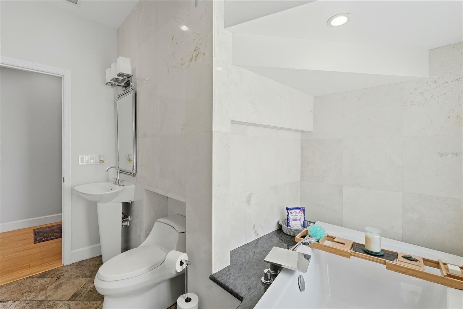 Spa/full bathroom downstairs- bathroom 1