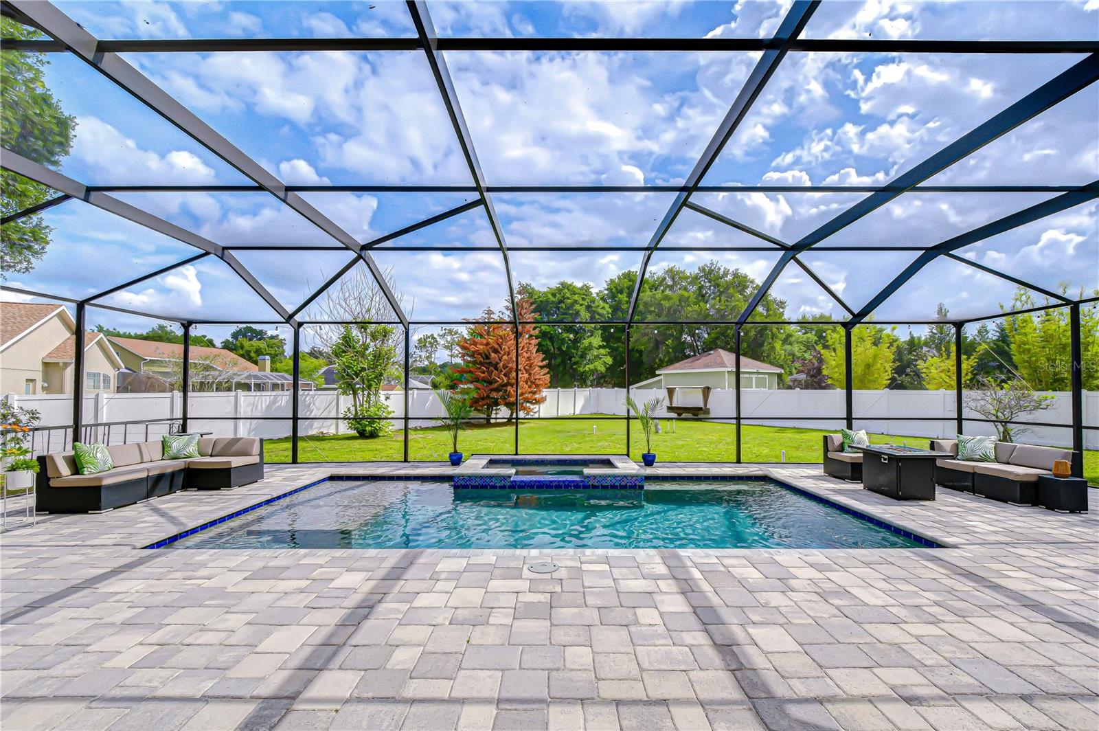 Smartphone-controlled pool automation.