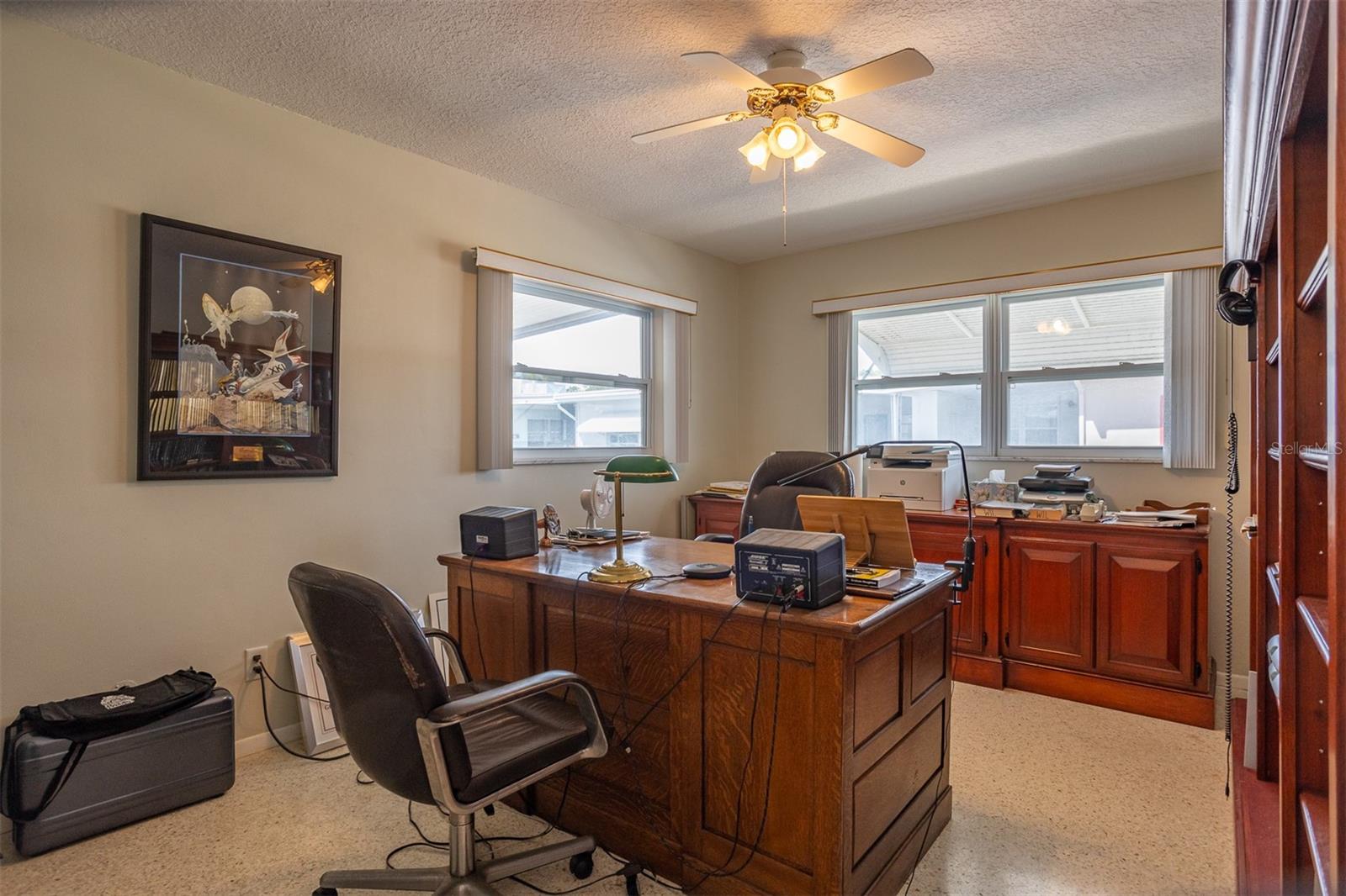 Second bedroom currently used as an office.