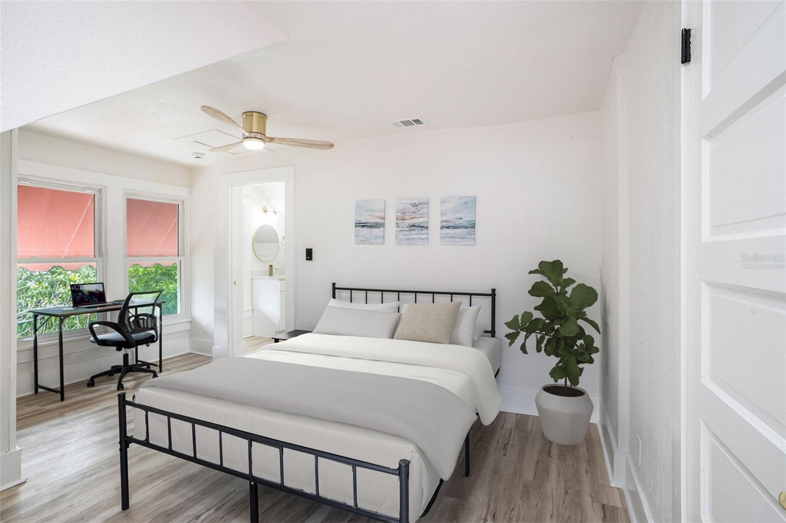 virtually staged bedding