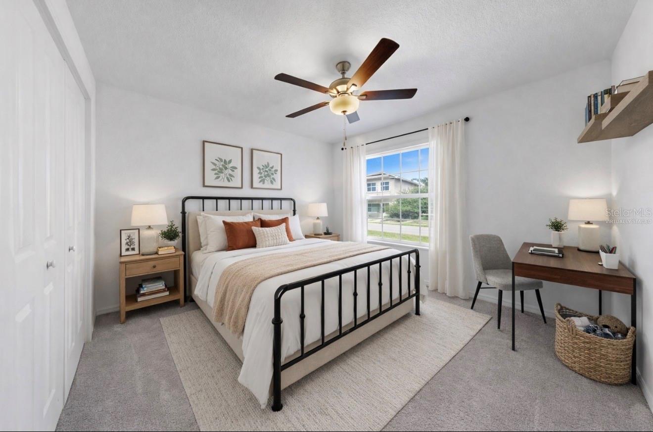 Virtually Staged Bedroom 3