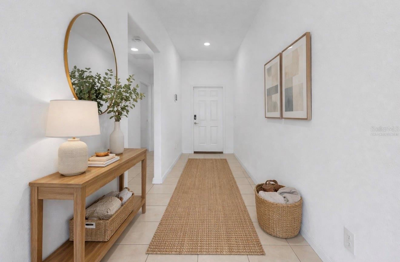 Virtually Staged Entryway