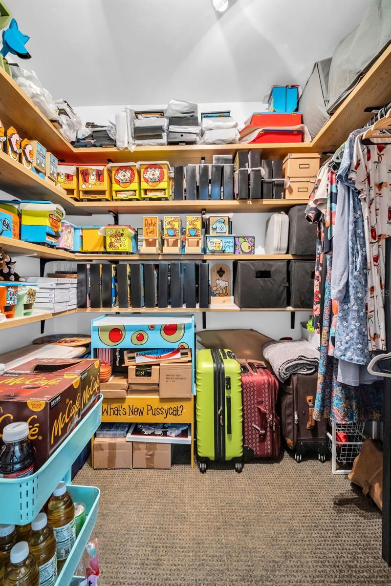 Primary walk in closet