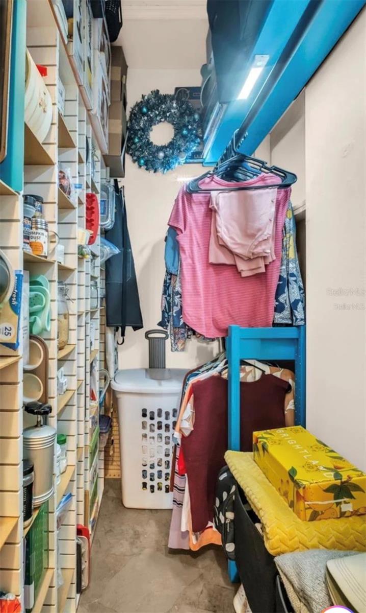 Guest walk in closet