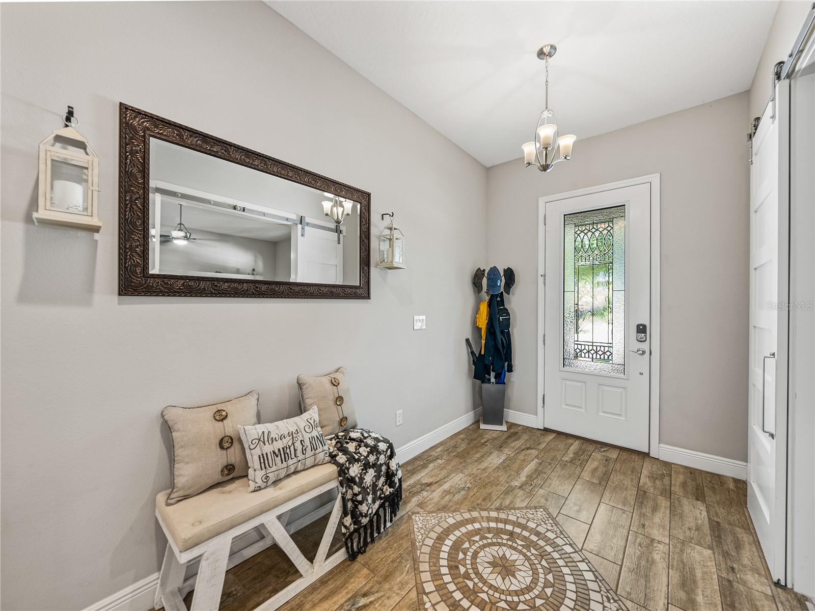 Spacious and Bright entry way...