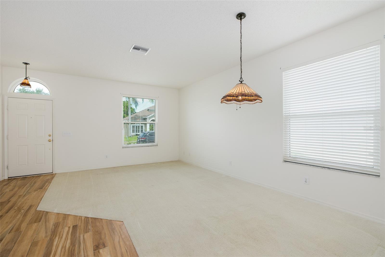 Formal Dining Room Looking Into Formal Living Room
