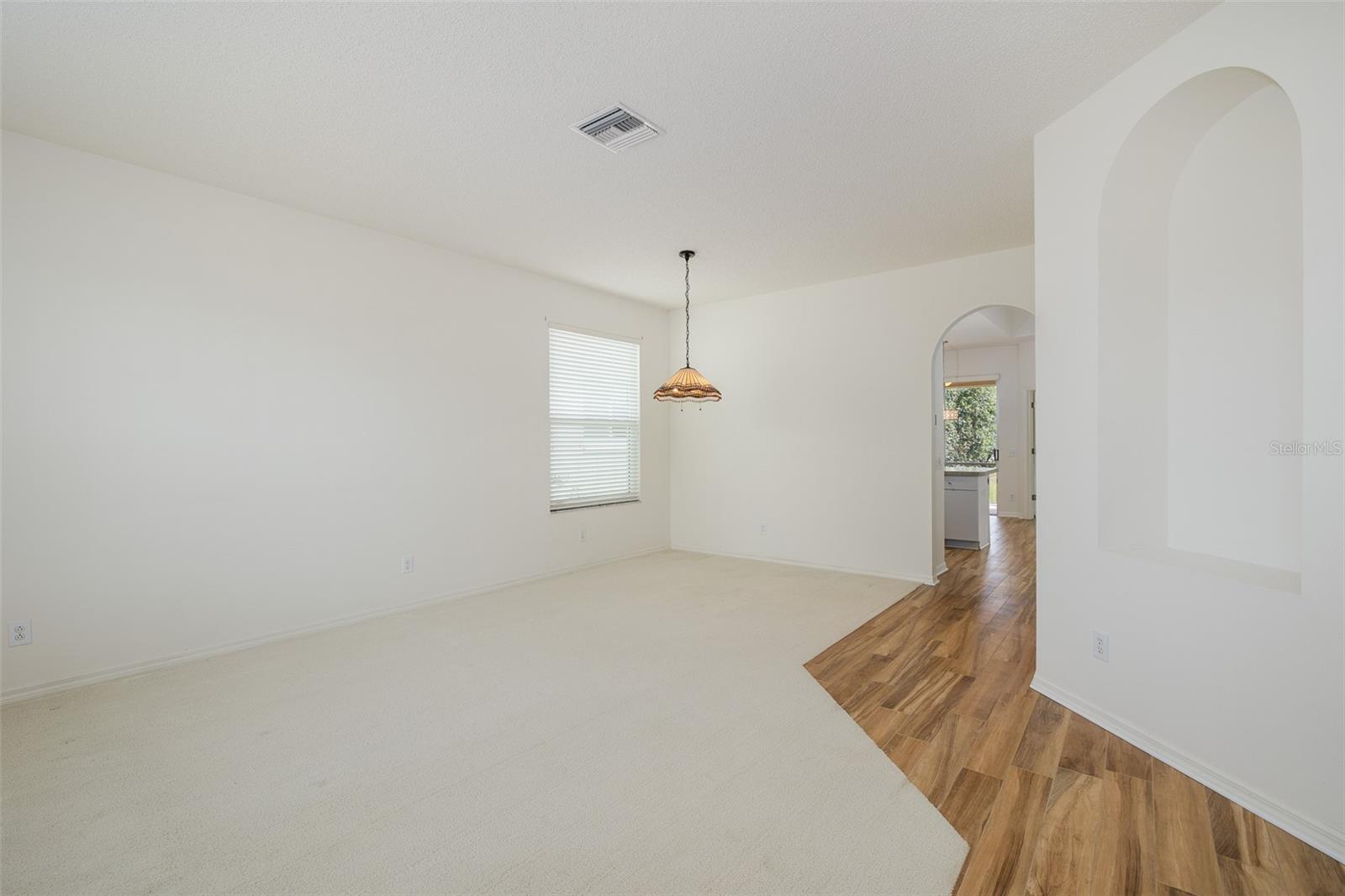 Formal Living Room Looking Into Formal Dining Room