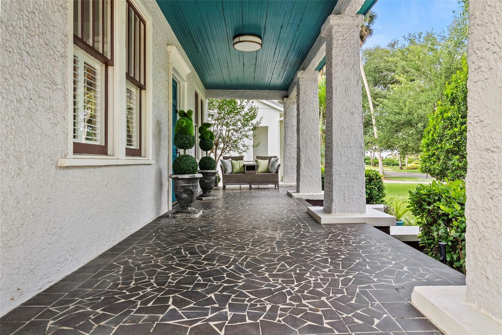 Deep and Wide Front Porch