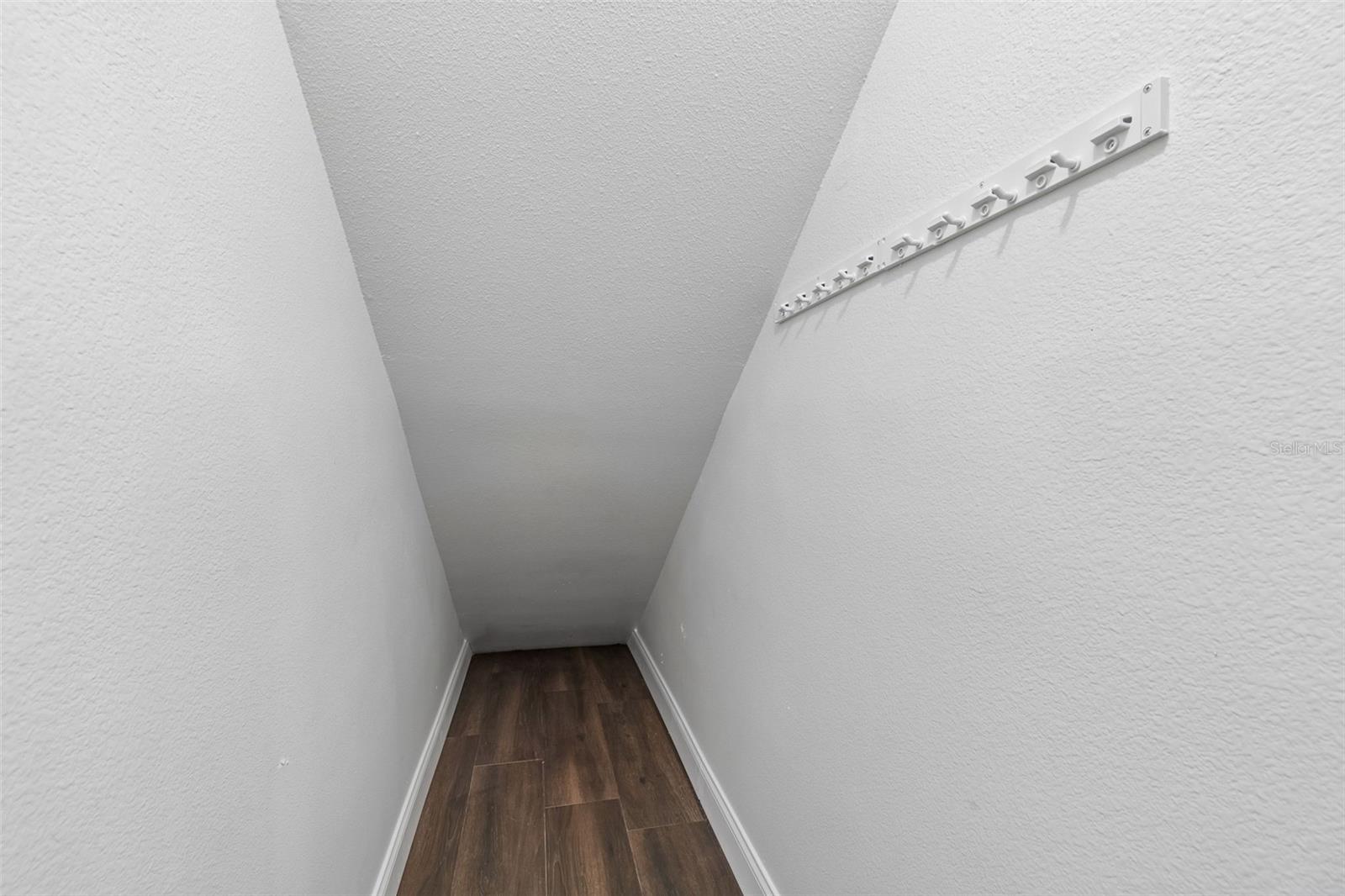 Storage under stairs