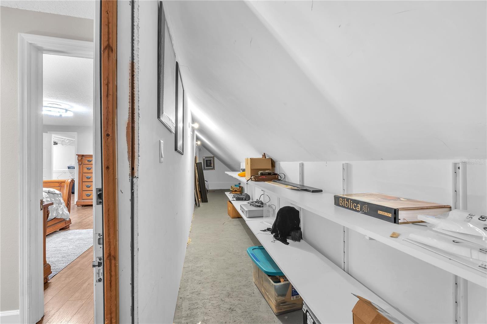 Additional storage area with access from 2nd floor landing between the primary and secondary bedroom.