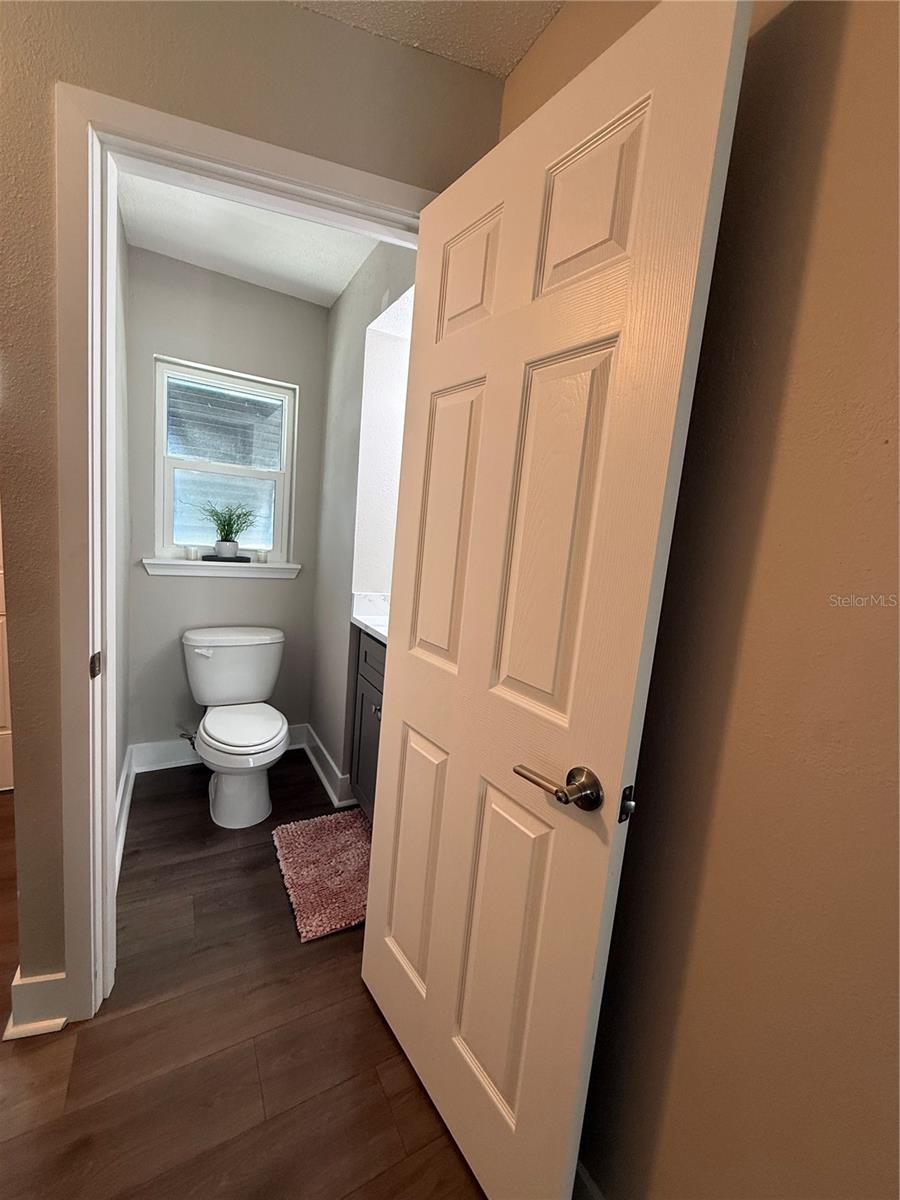 1/2 Bath - First floor