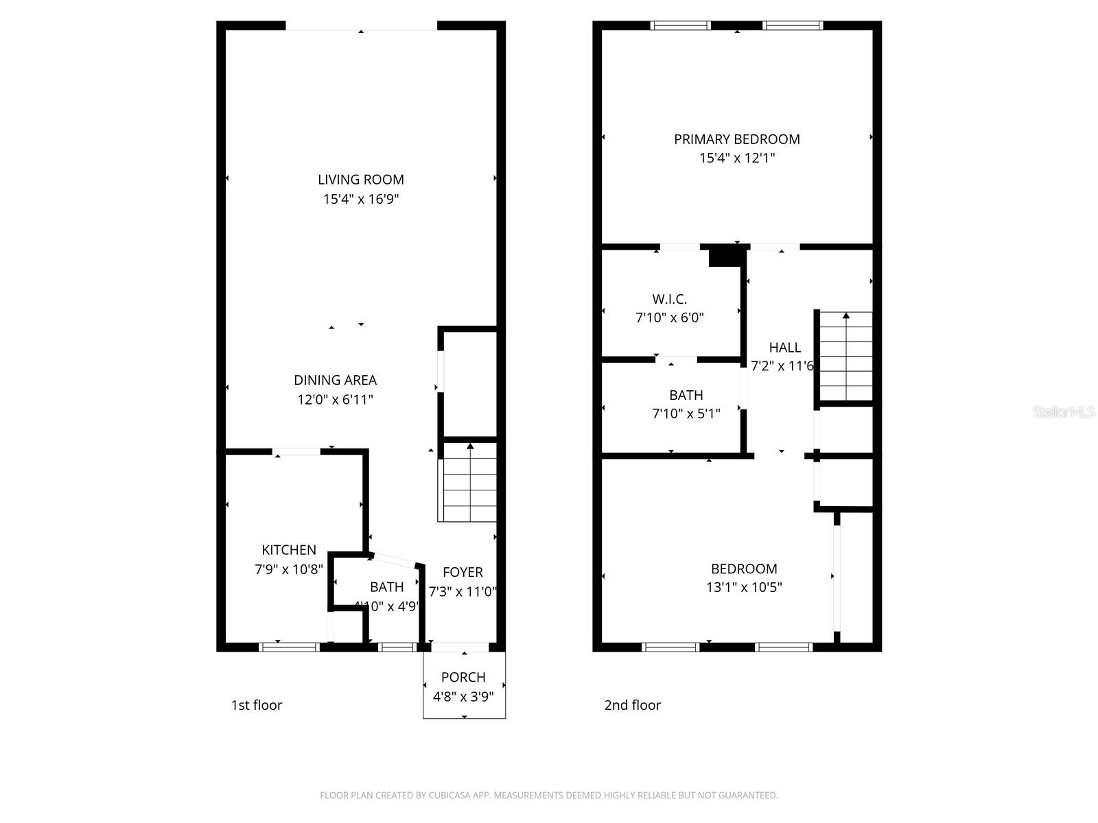 Dimensions are estimates