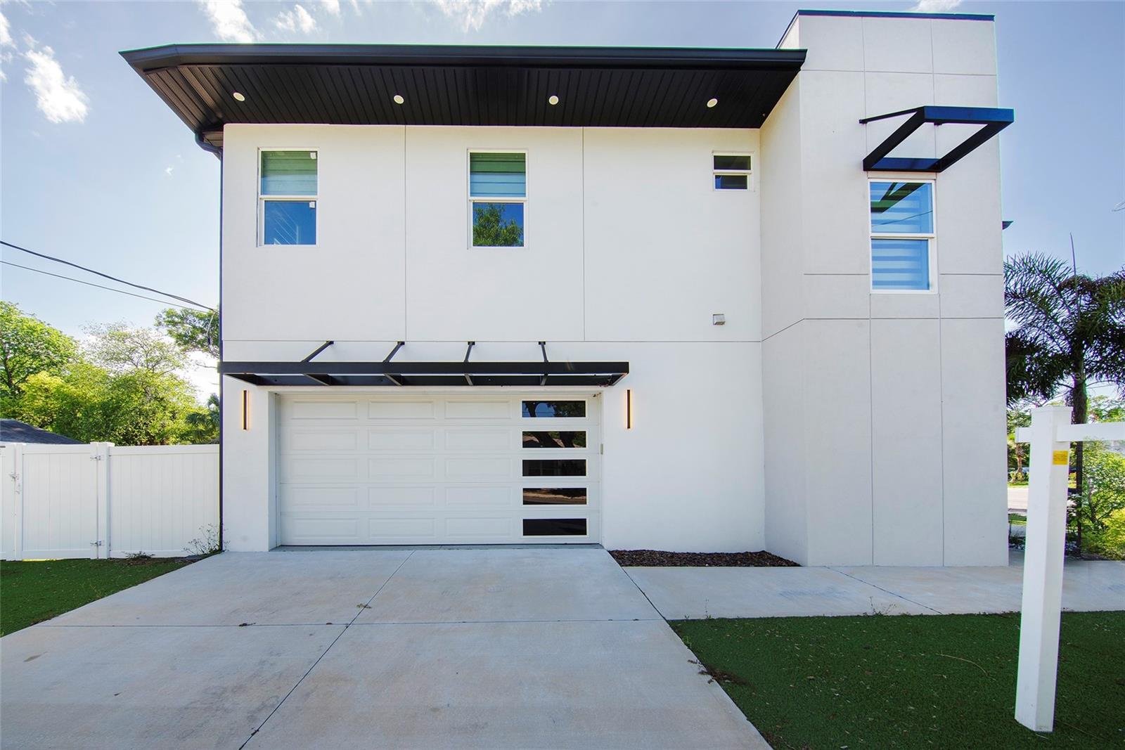 Driveway and Garage Entrance