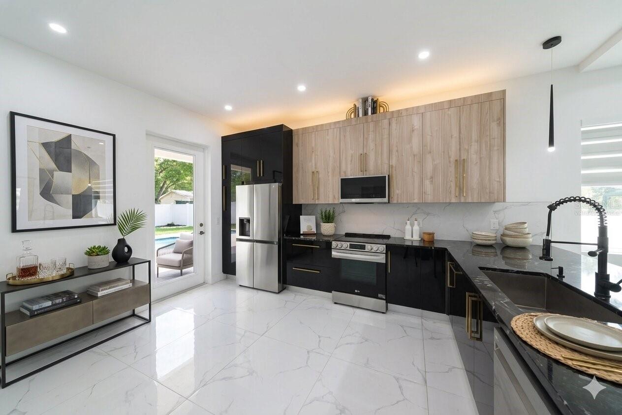 Virtually Staged Kitchen