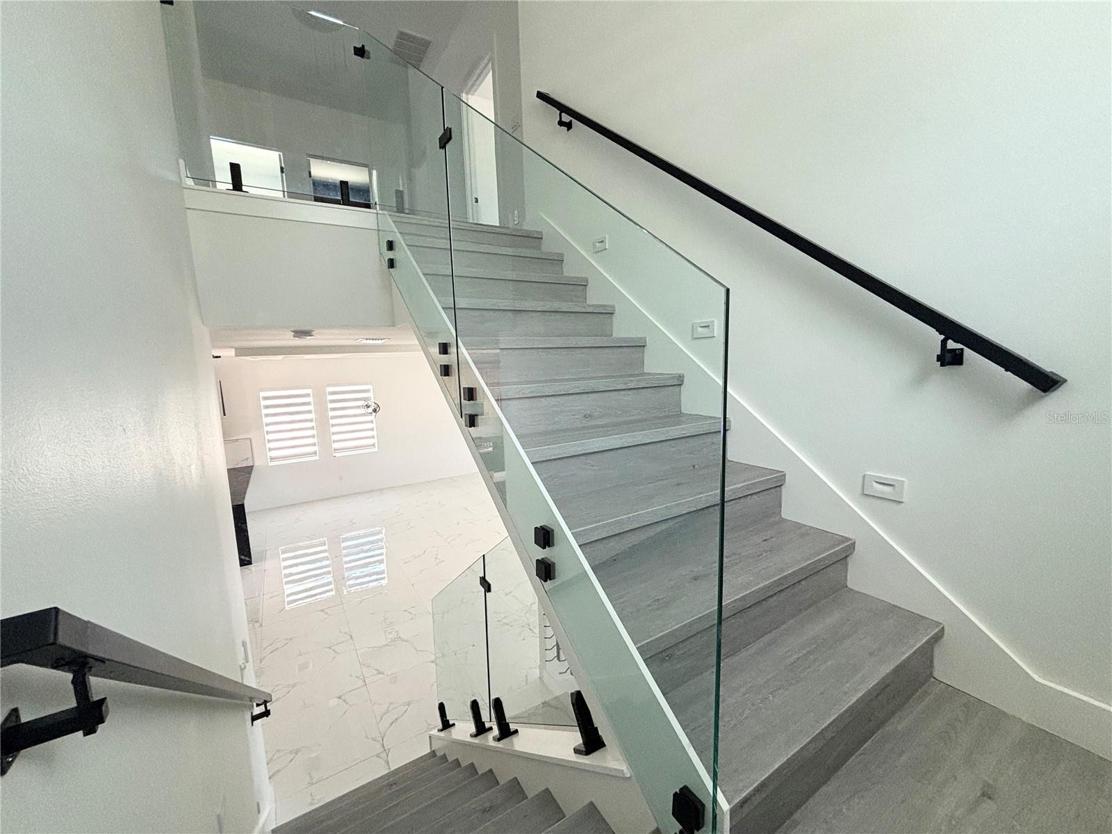 Stairs to 2nd Floor - Looking Up