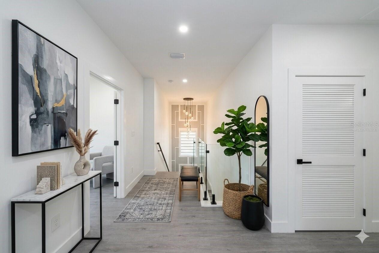 Virtually Staged Upstairs Lobby